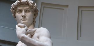 Il David di Michelangelo, illustre sfrombolatore